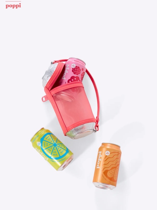 BEIS Handbags - BÉIS x poppi The Soda Can Charm 
in Fruit Punch